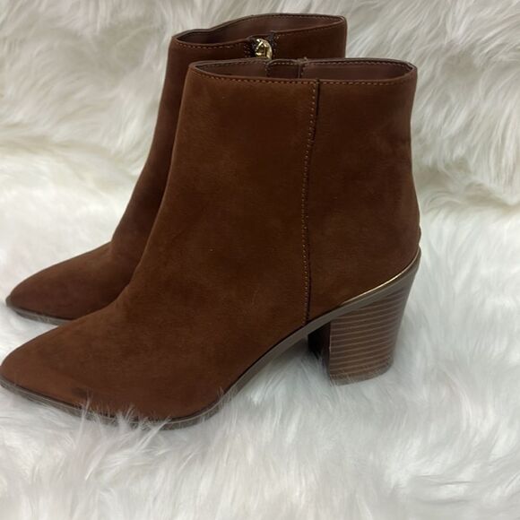 Liz Claiborne East River brown ankle boots, size 8 A4 - Picture 3 of 10